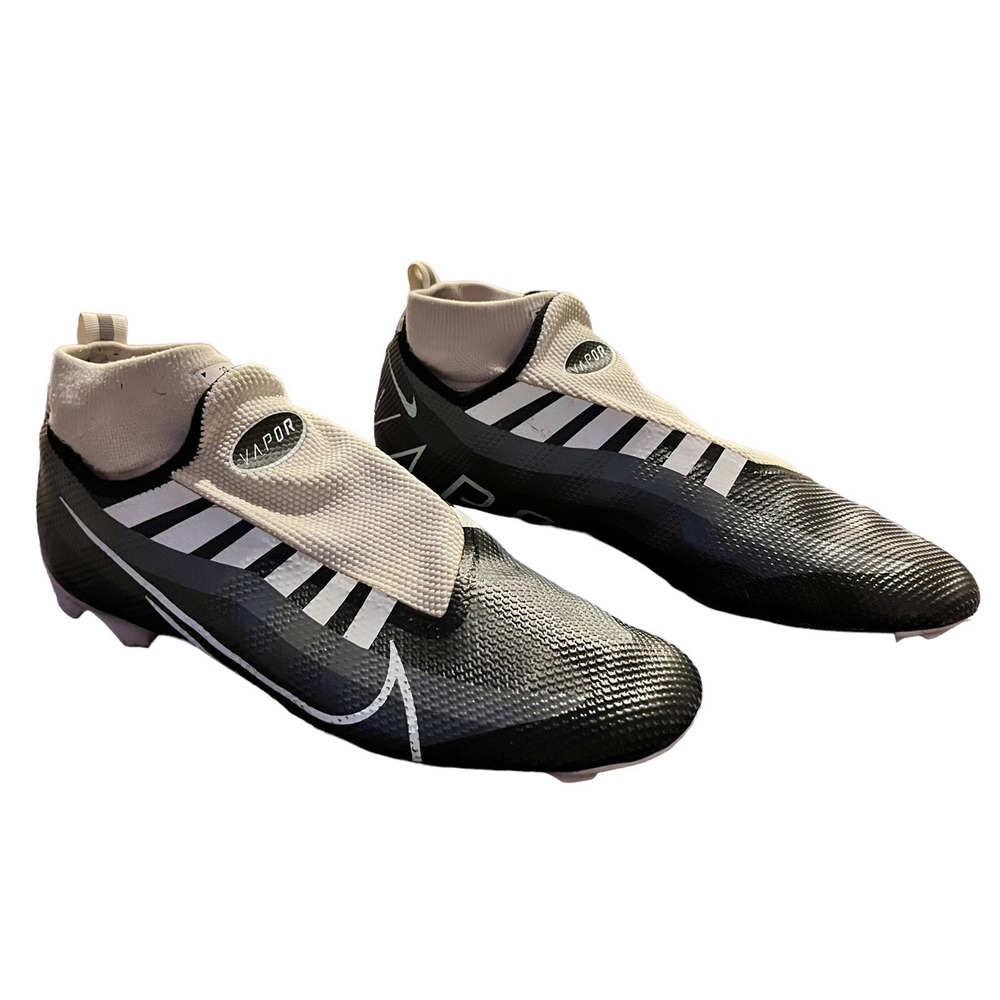 Nike Vapor Edge Pro 360 Football Cleats Men's Size 13 Black White DQ3670-001